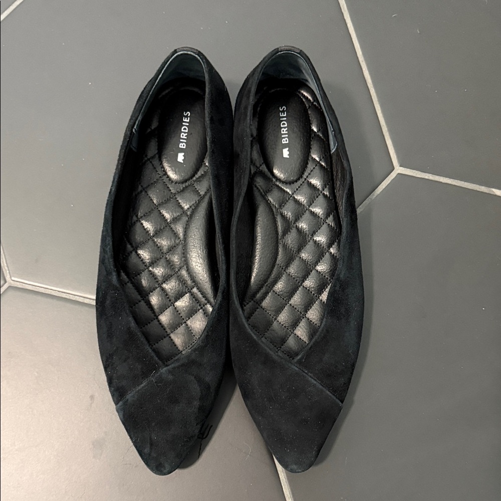Birdies Elegant Black Flats